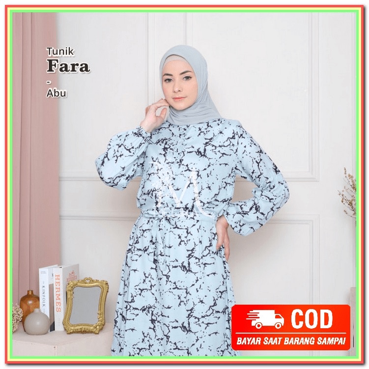 2021 Tunik Atasan Muslim Wanita Remaja Non Jumbo Terbaru Baju Kek PM702 Daster / Tunik Rayon Dewas