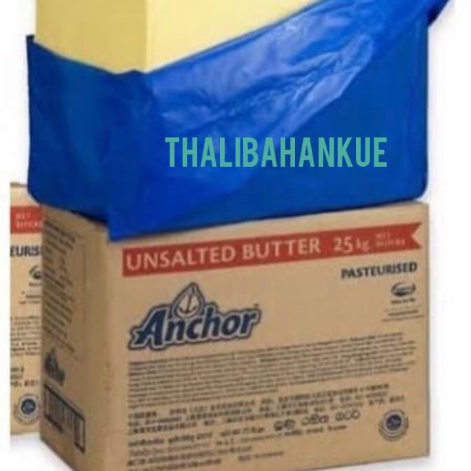 

BISA BAYAR DITEMPAT ANCHOR BUTTER UNSALTED/TAWAR ECERAN 1KG COCOK U/ KUE/CAKE KHUSUS OJOL