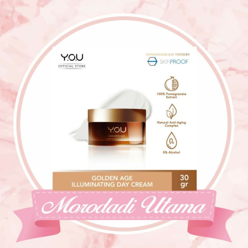 Y.O.U Golden Age Illuminating Day Cream 30gr