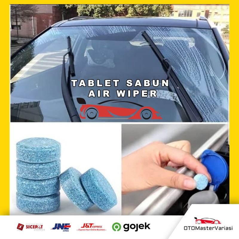 Tablet air wiper / Sabun kaca mobil / Pembersih Wiper kaca Mobil / Air Sabun wiper