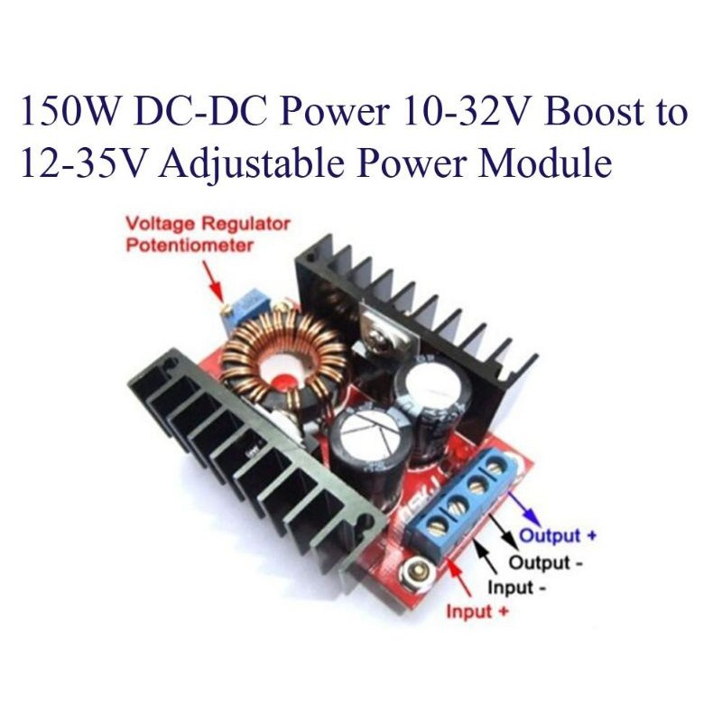 STEP UP DC to Dc 150watt