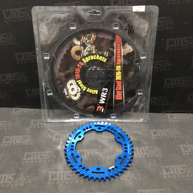Gear Gir Belakang WR3 428 - 46 Yamaha R15 V3 Biru