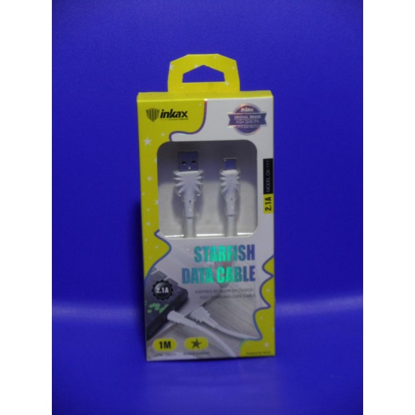 Inkax Starfish Fast Charging Data Cable - Kabel Charger Fast Charging