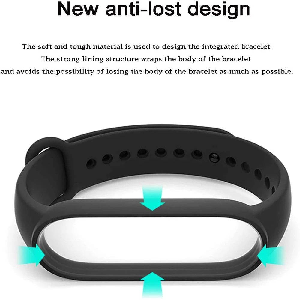 Strap Mi Band 7 / 6 / 5 Premium Lembut Hematacc