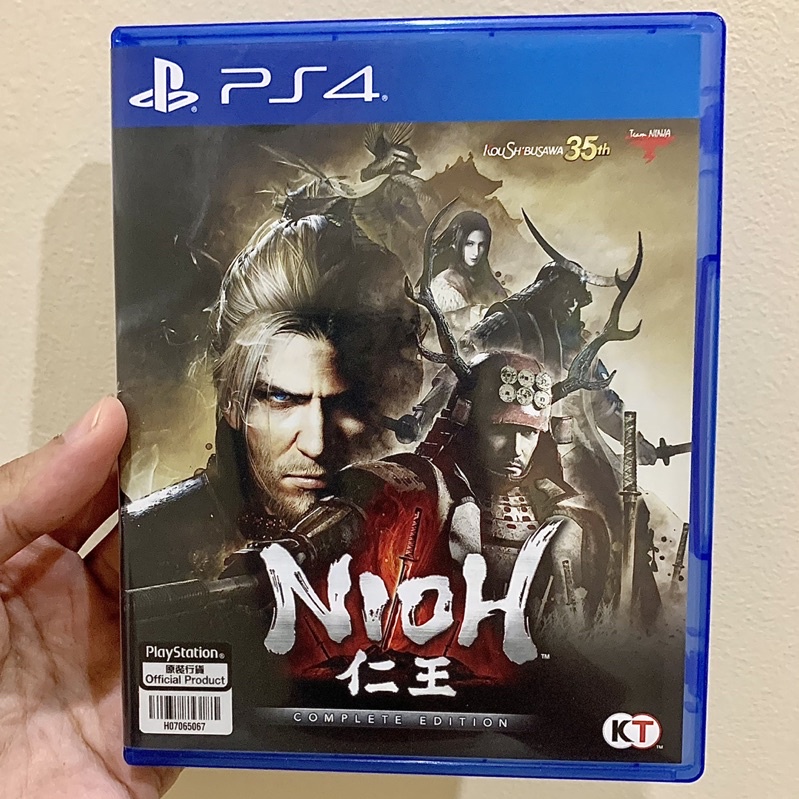 NIOH Complete edition FULL DLC PS4 Region 3 Asia reg reg3 R3 playstation ps 4 kaset bd game nioh1 ni