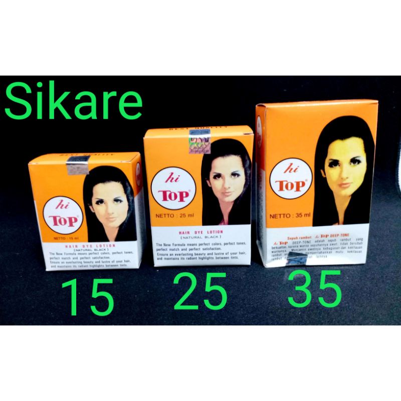Semir Rabut Hitop  / Semir Rambut Hitam / Semir Hitop / Pewarna Rambut
