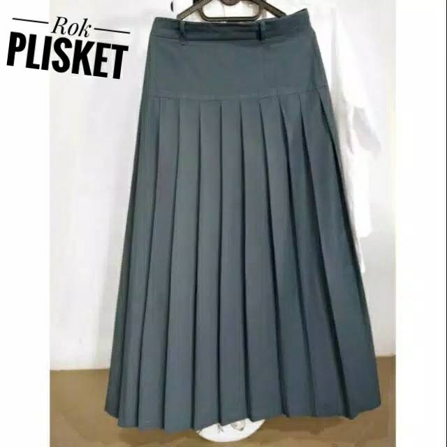 Rok sma turun pinggang / rok SMA panjang / rok SMA plisket / rok SMA abu-abu / rok SMA lipit