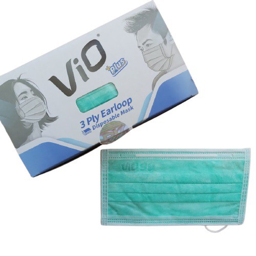 Masker medis Vio plus headloop / earloop / anak isi 50cps BFE 99,8 %