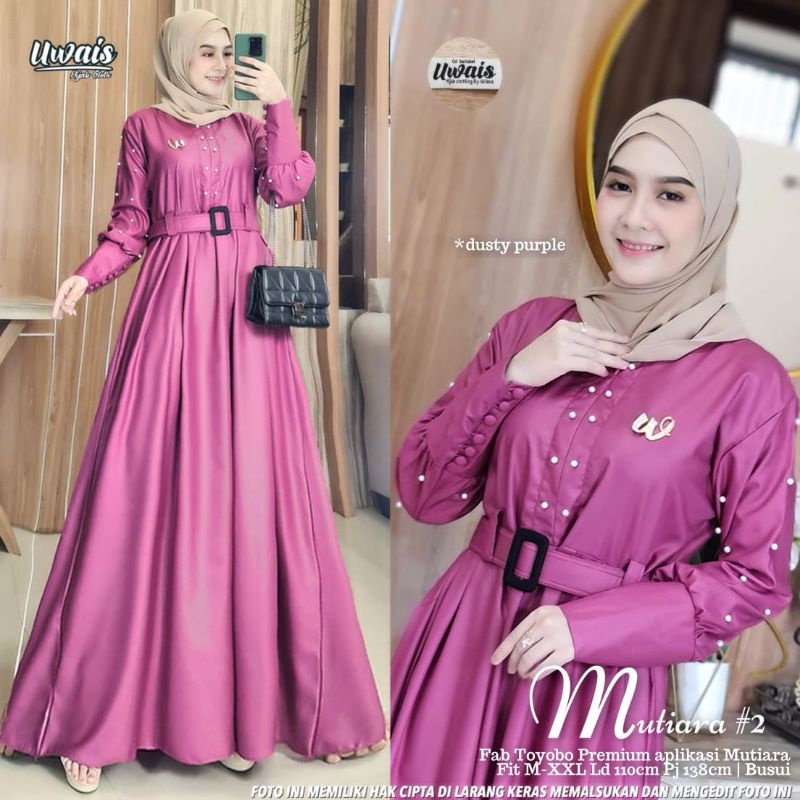( RESTOK ) GAMIS MAXY MUTIARA #2 // DINAMIKA BUSUI ORI BERLABEL BY UWAIS