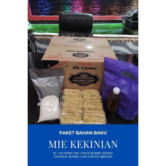 

PAKET USAHA MIE KEKINIAN 100 PORSI