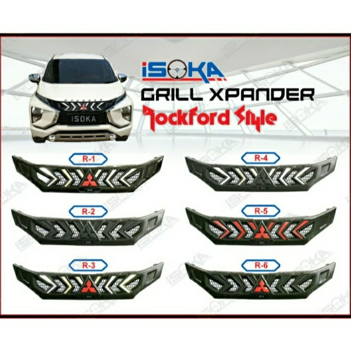 Front Grill Xpander New Rockford style Isoka Front Gril / Grille Depan