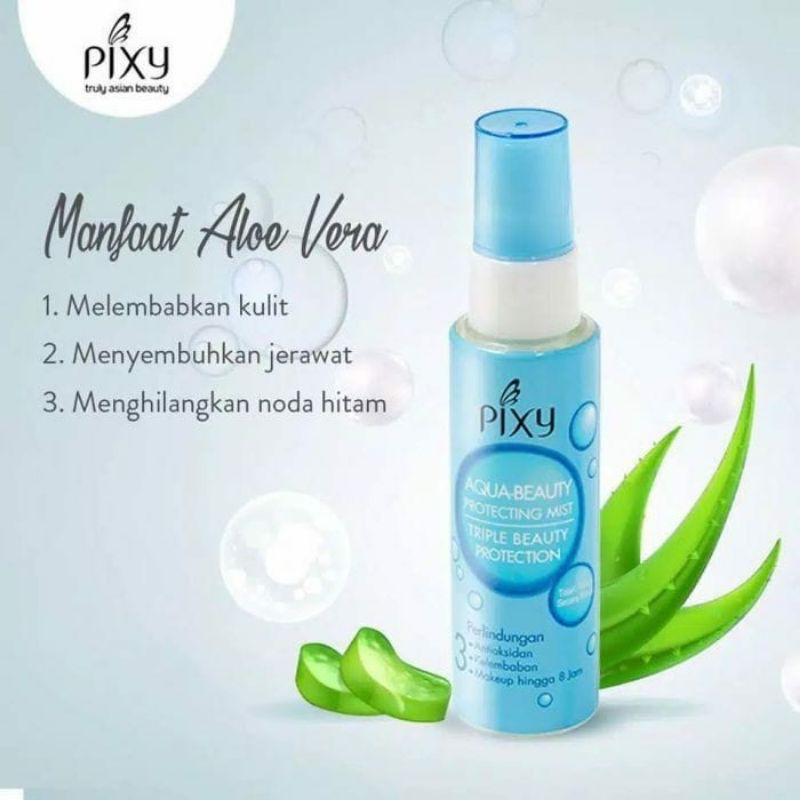 PIXY AQUA-BEAUTY PROTECTING MIST 60 ML &amp; 100ML/PIXY FACE MIST ORIGINAL 100%