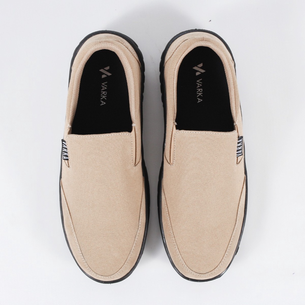 Sepatu Slip On Pria Terbaru V 4637 Brand Varka Sepatu Casual Kerja Santai Jalan Murah Berkualitas