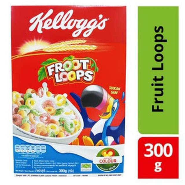 

KELLOGGS KELLOGG'S Froot Loops 300 g gram Sereal Bukan Koko Krunch