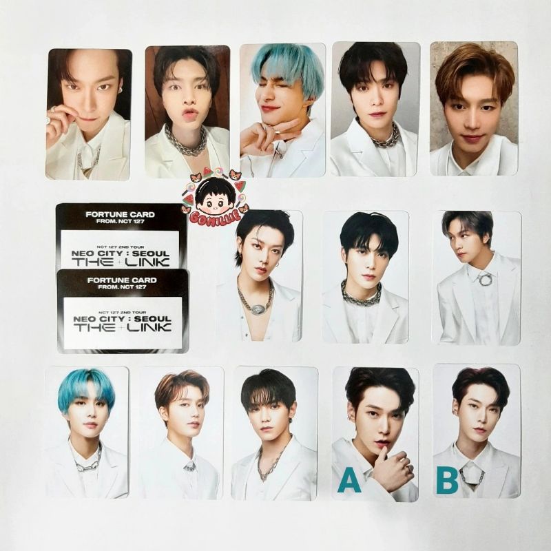 Fortune Card The Link NCT 127 Concert Photocard Md Unsealed Johnny Noot noot Doyoung Jaehyun Taeil J