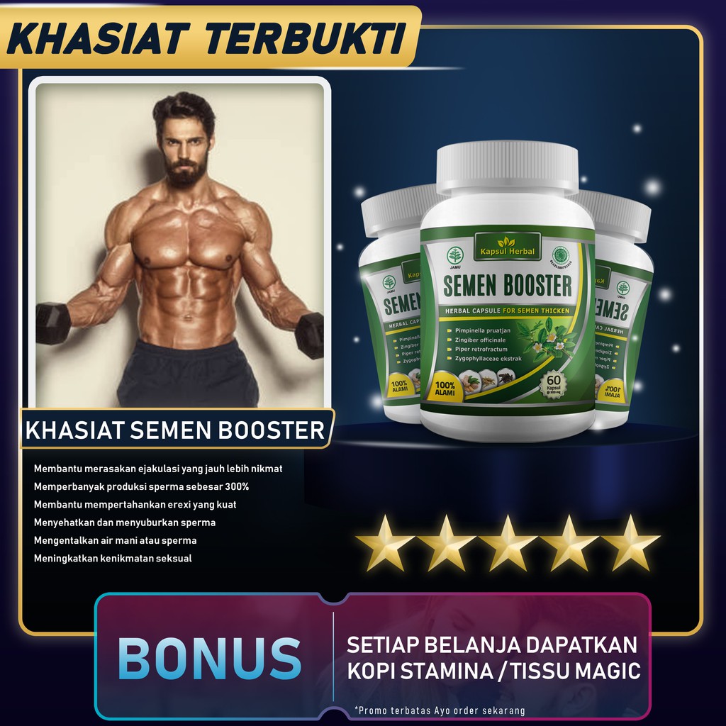 Semen Booster Obat Penyubur Pria | Shopee Indonesia
