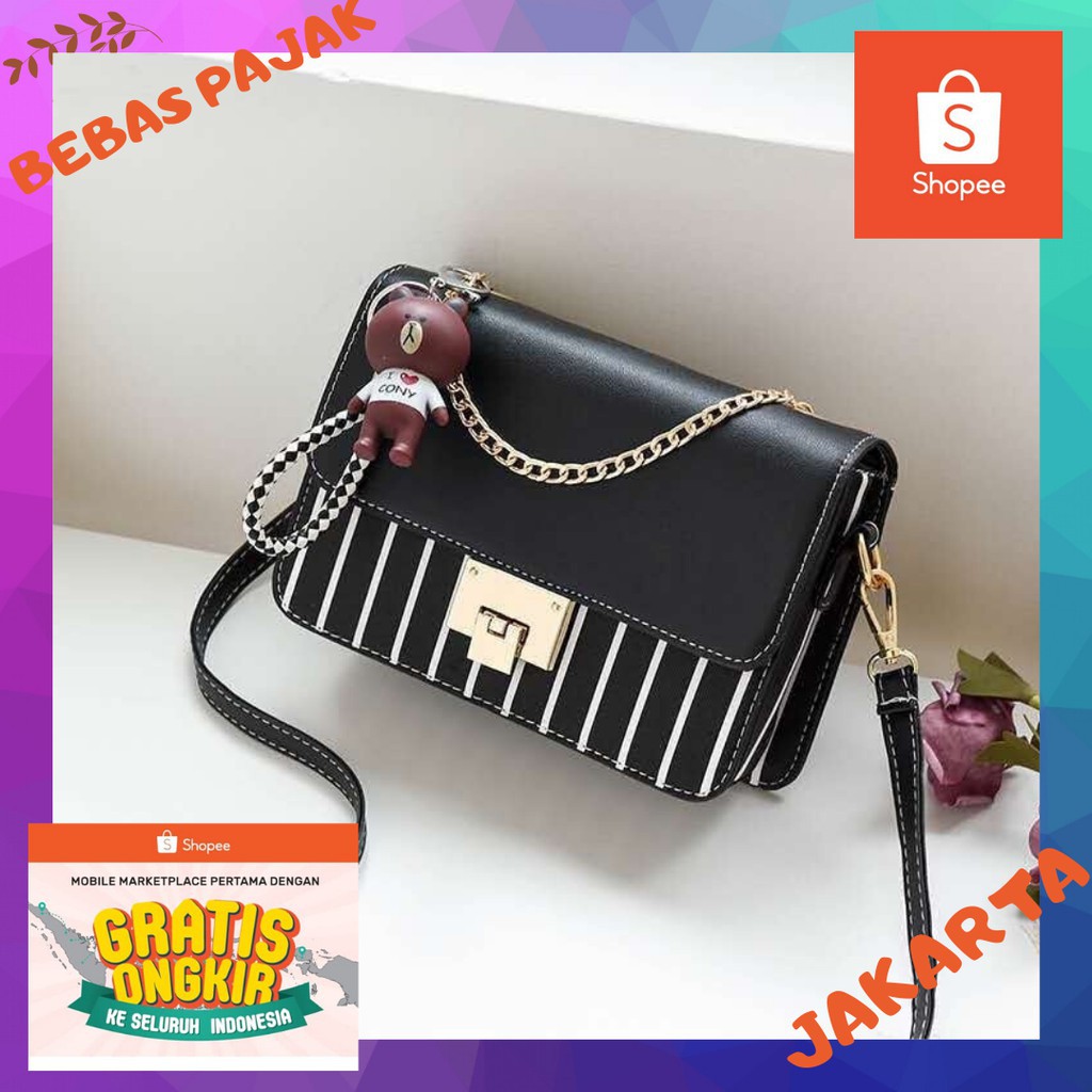 TAS BRANDED IMPORT 321 D1882 TAS SELEMPANG TAS HANDBAG TAS FASHION TAS WANITA TAS MURAH TAS
