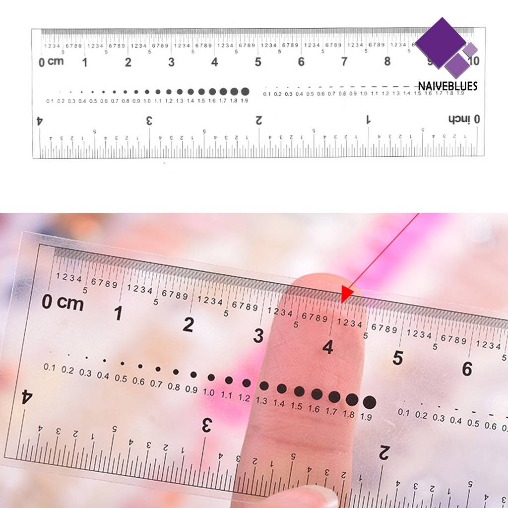 Ornamen Penggaris Kuku Palsu Bahan PVC Anti Air Untuk Manicure