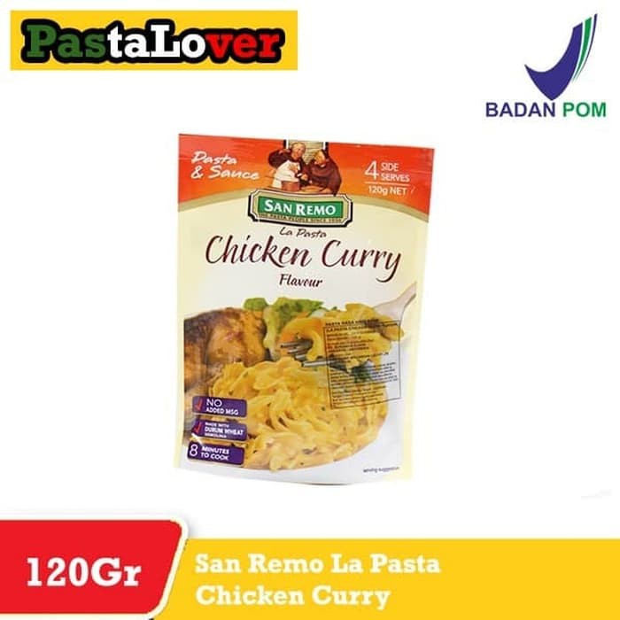 

San Remo La Pasta Chicken Curry 120 Gr