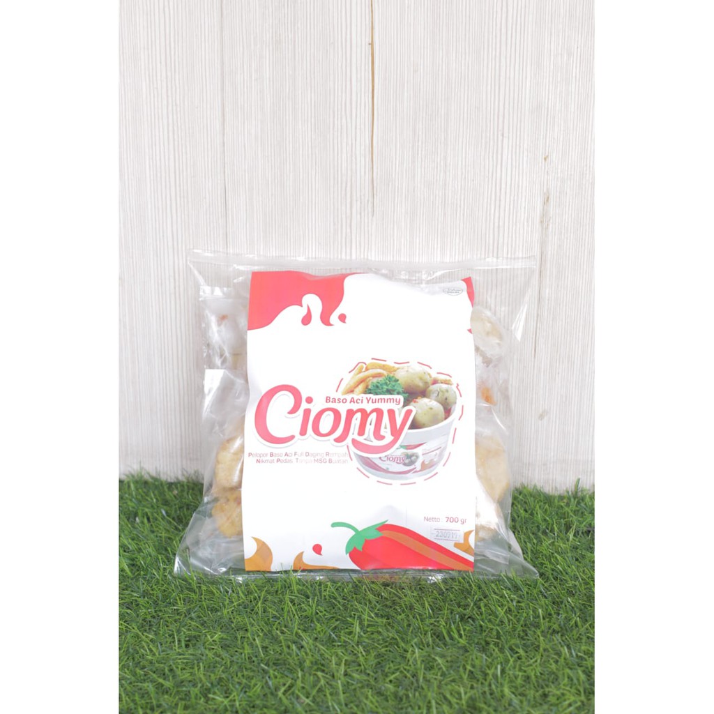 

makanan cemilan cemillan ciomy baso aci yummy kemasan family pack