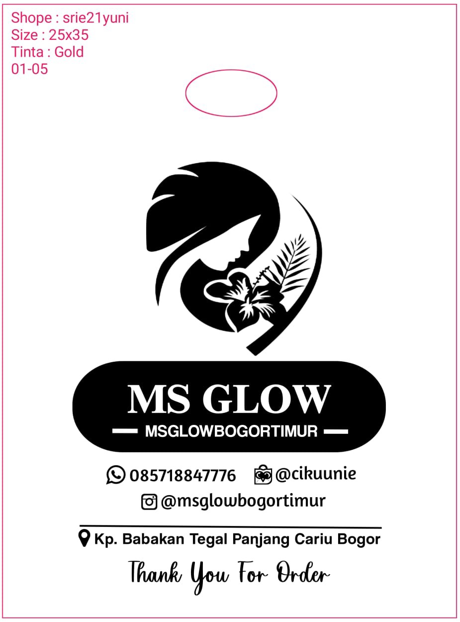Sablon Plastik Plong 25 X 35 (minimal Order 200 Pcs)