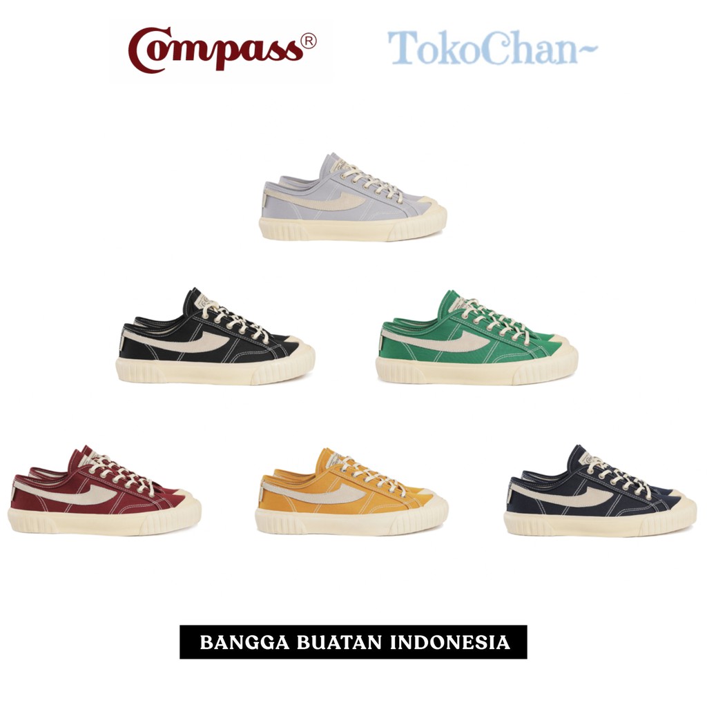 Sepatu Compass Low Vintage Original 36-44