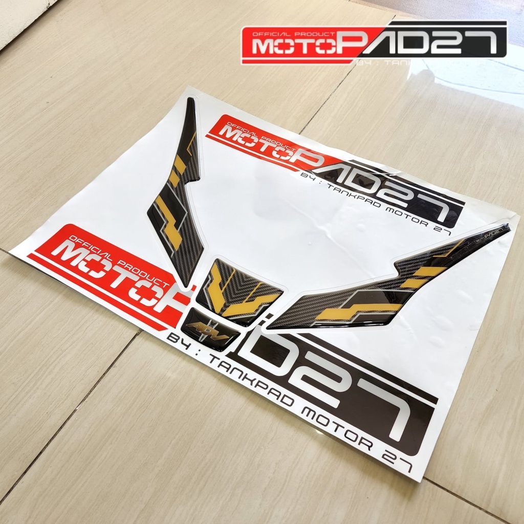 stiker tameng body depan honda ADV 160 carbon resin premium