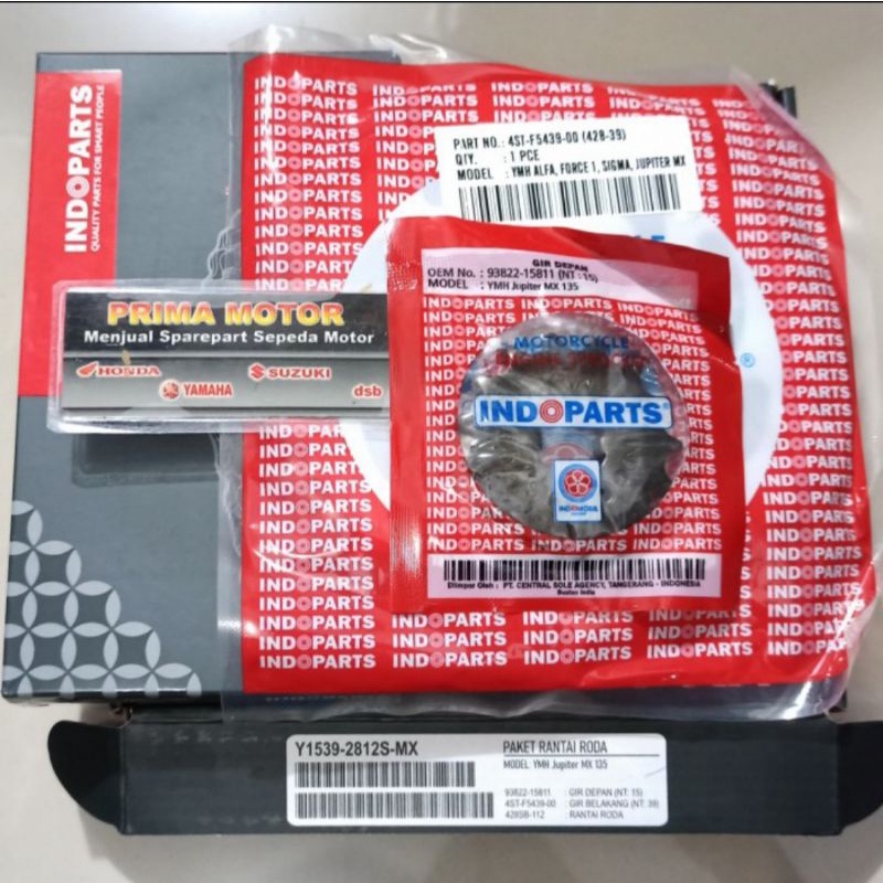 GEAR SET JUPITER MX INDOPART GIR SET JUPITER MX INDOPARTS