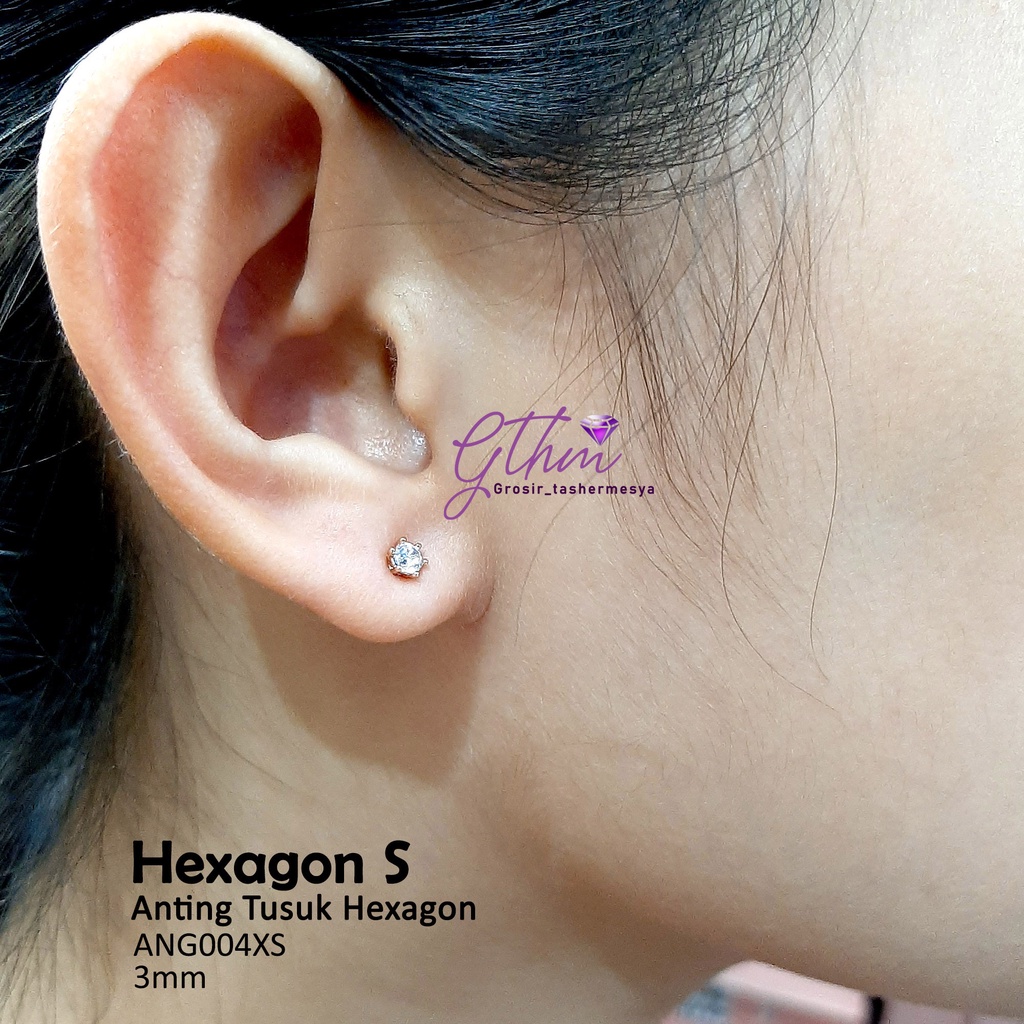 anting tusuk giwang harian wanita stud xuping ang004 xs