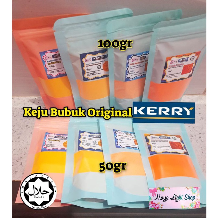 keju kerry cheese powder 100gr keju bubuk saus keju bumbu tabur keju kuning keju oren