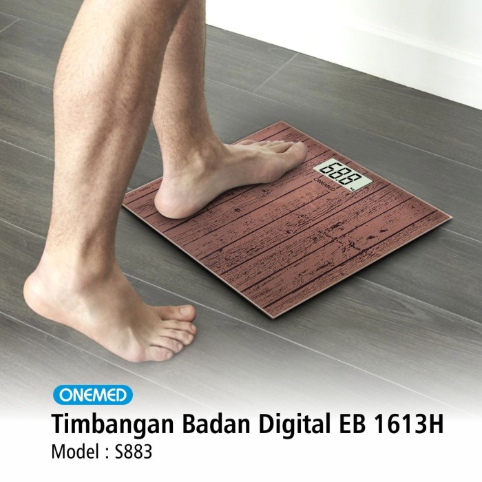 Timbangan Badan Digital EB-1613 H OneMed OJ