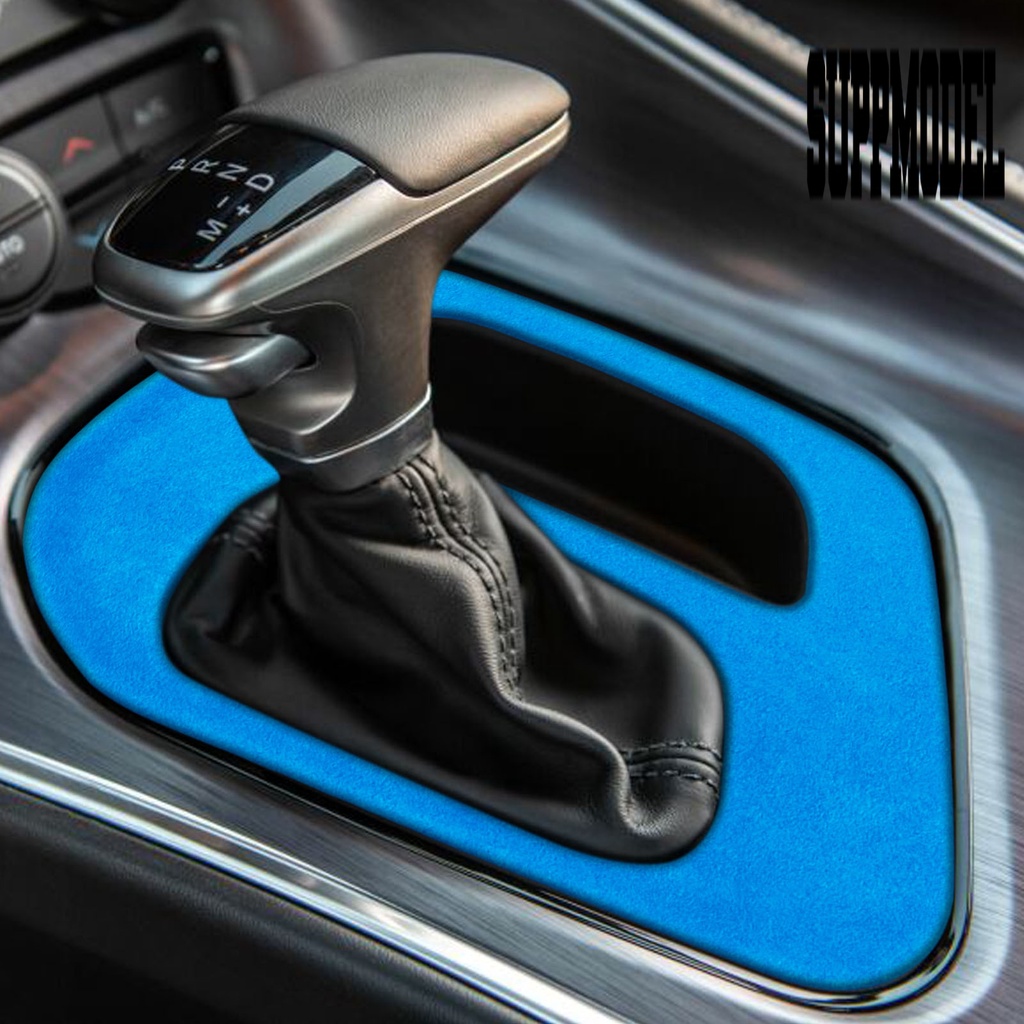 Suppmodelx &lt; Sticker Dekorasi Panel Tuas Shifter Mobil Dodge Raider Challenger 2015-2020 Anti Gores