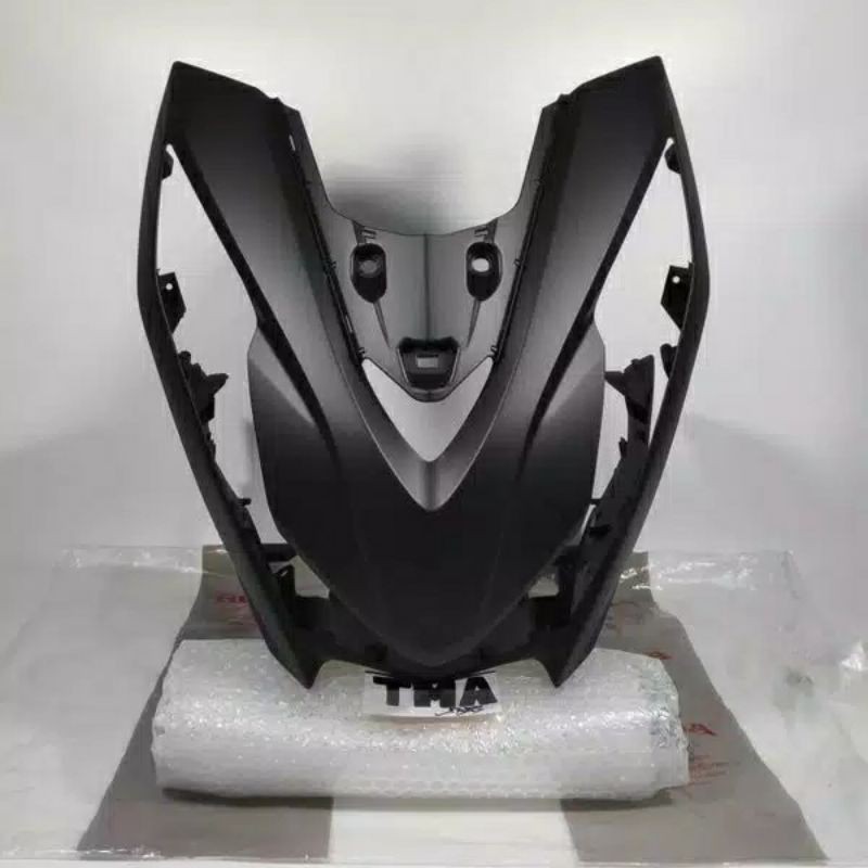 COVER FRONT TAMENG KAP DEPAN BEAT 2020 LED BEAT STREET ISS K1A hitam doff  ORIGINAL