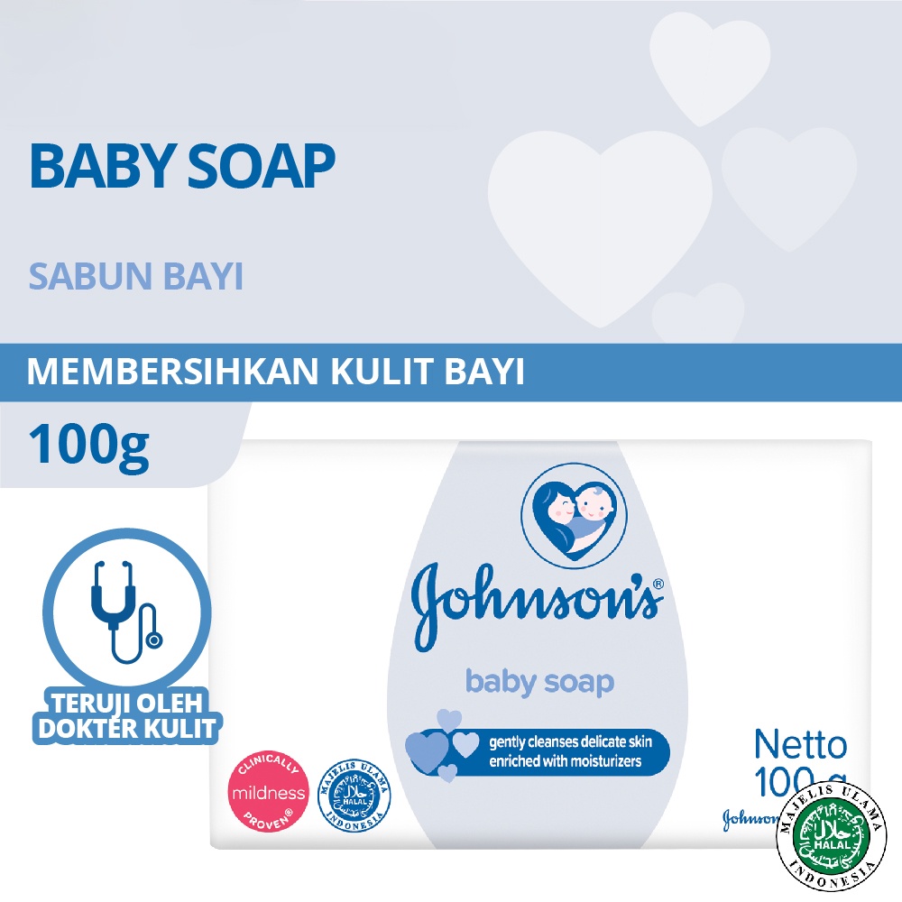 JOHNSON'S Baby Soap - Sabun Bayi 100gr