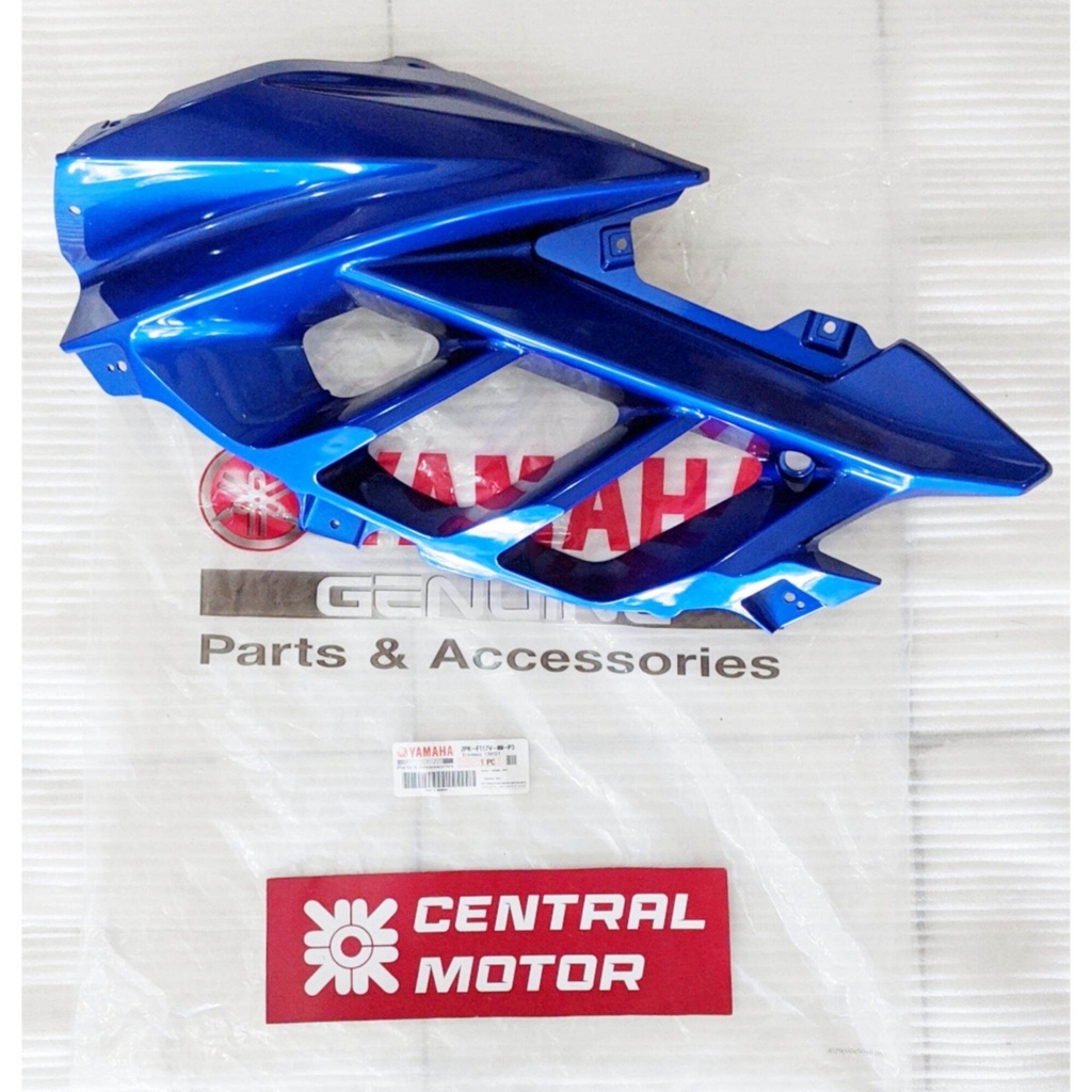 SAYAP COVER FAIRING SISI DALAM DALEM R15 V2 SAMPING BODY BIRU METALIK GLOSSY ORIGINAL ASLI YAMAHA