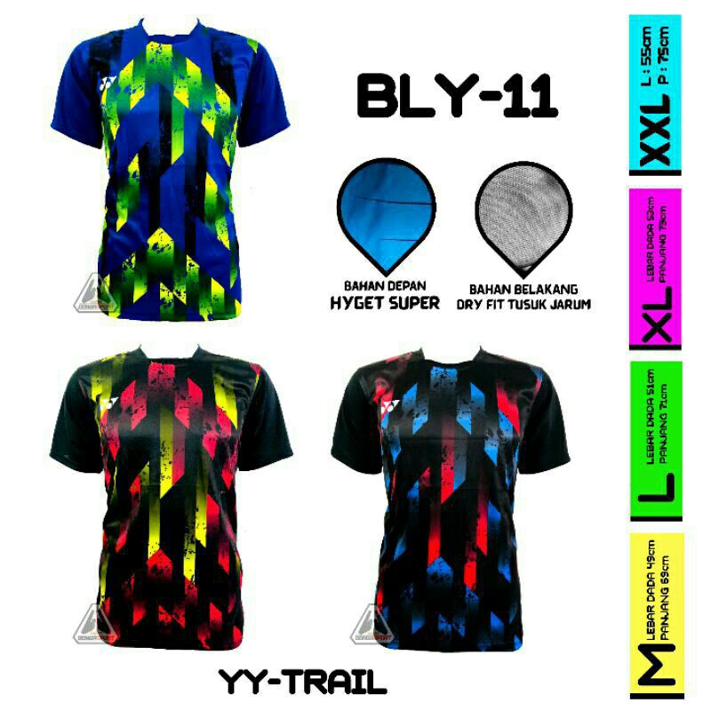 Kaos badminton yonex grade ori