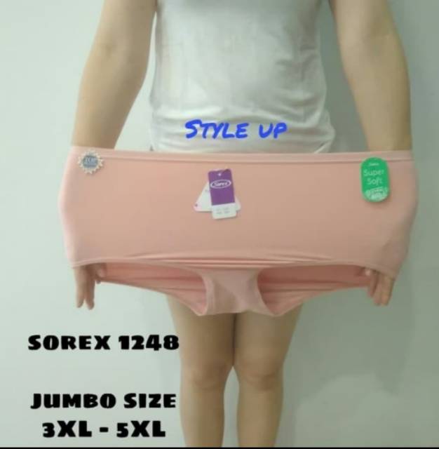 Celana dalam jumbo Sorex 1248 extra size ukuran super jumbo XXXL-XXXXXL