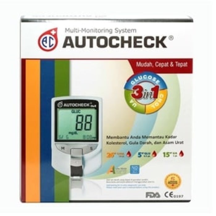 Alat Tes Gula Darah - Asam Urat - Kolesterol - Meter Only