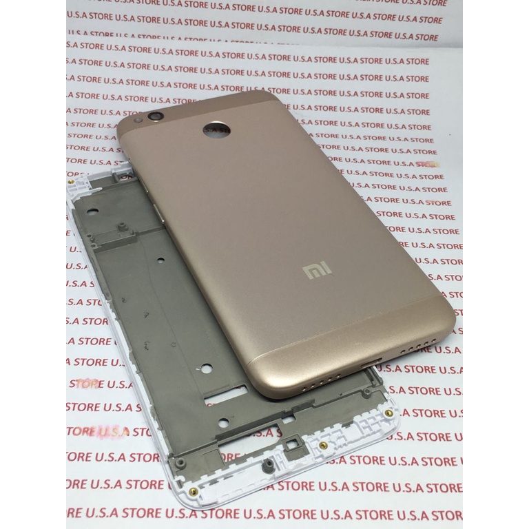 Xiaomi Fullset Casing For Hp Xiomi Redmi 4x Full Set Kesing Backdoor tutup Belakang + Tulang Frame L