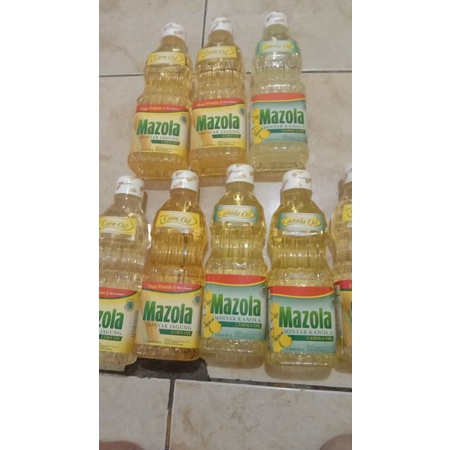 mazola canola oil dan corn oil 450ml