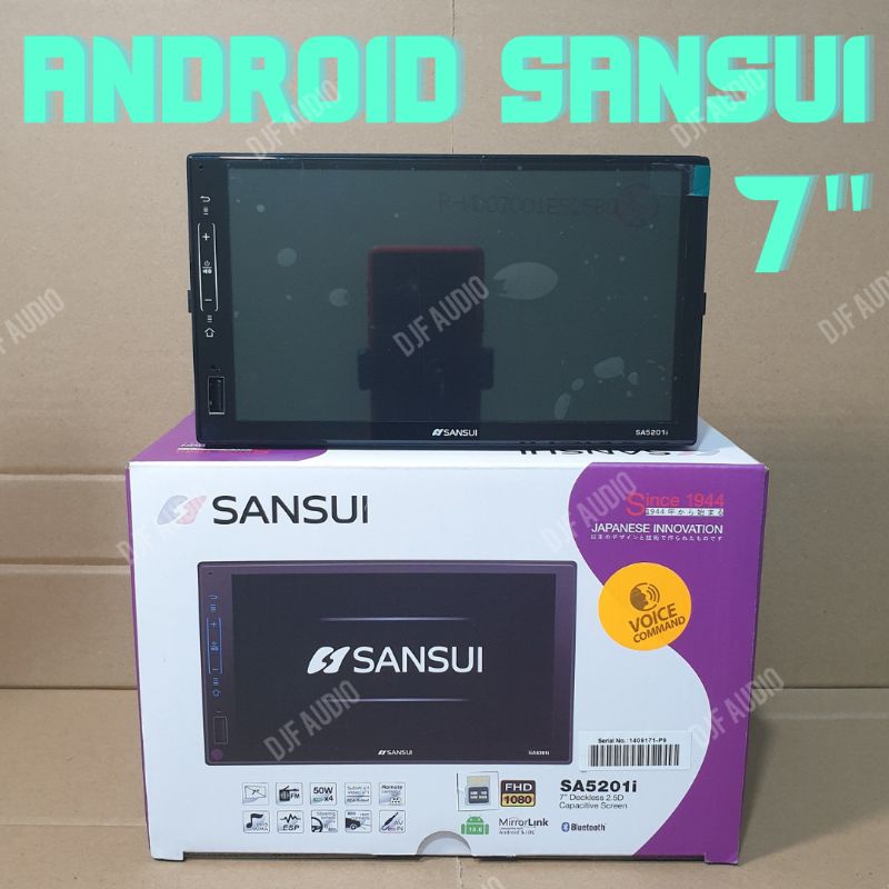 Head Unit Android Sansui SA 5201i - 7 Inch - 1GB / 16GB - 7 inci - Voice Command USB Bluetooth Wifi 