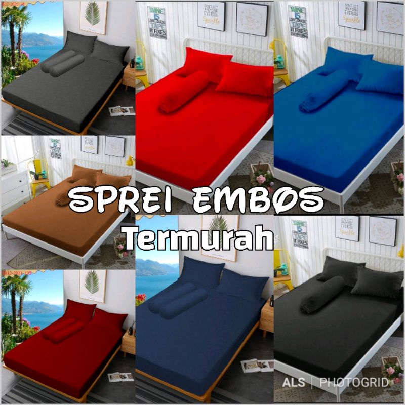 Sprei Homemade Embos Polos Sprei Polos Murah