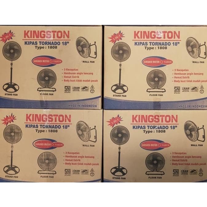 KIPAS ANGIN BESI TORNADO 3 IN 1 18INCH KIPAS BESI MEJA DINDING BERDIRI FREE PACKING DUS VD