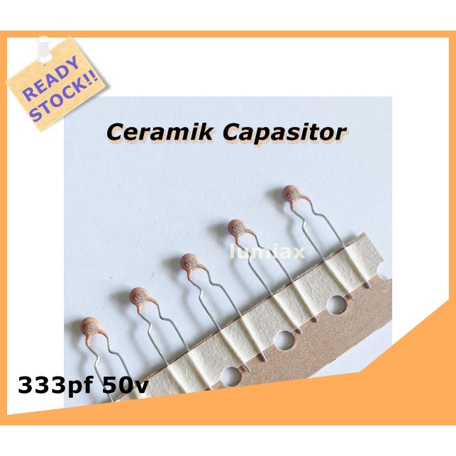 33nf 33 nf 33n code 333 33000pf capasitor ceramic kualitas bagus