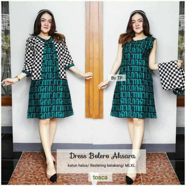 Dress Aksara Jawa