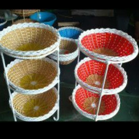 Rak bawang rotan sintetis RANDOM