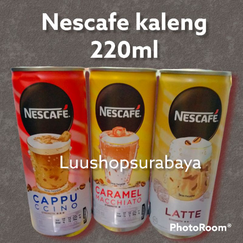 

NESCAFE COFFE CAN 220ML KOPI NESCAFE SIAP MINUM