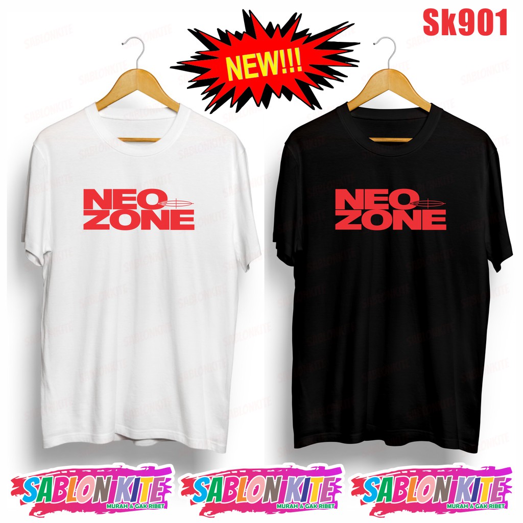 MURAH!!! KAOS NEOZONE NEO ZONE SK901 UNISEX COMBED 30S