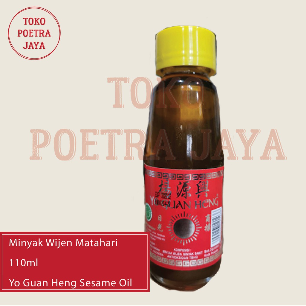 

MINYAK WIJEN MATAHARI 110ml YO GUAN HENG SESAME OIL