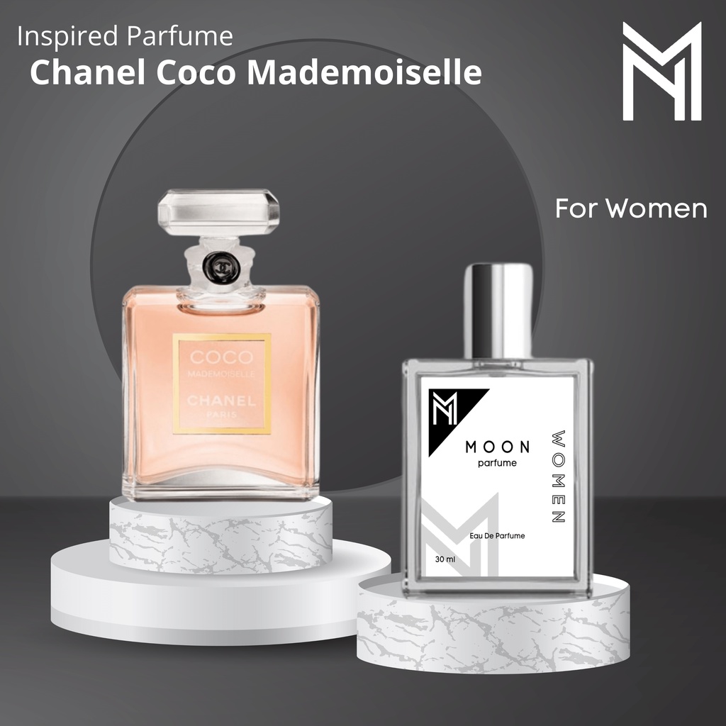 Moon Parfume Inspired Parfum Chanel Coco Mademoisele Farfume Farfum Minyak Wangi Tahan Lama Wanita